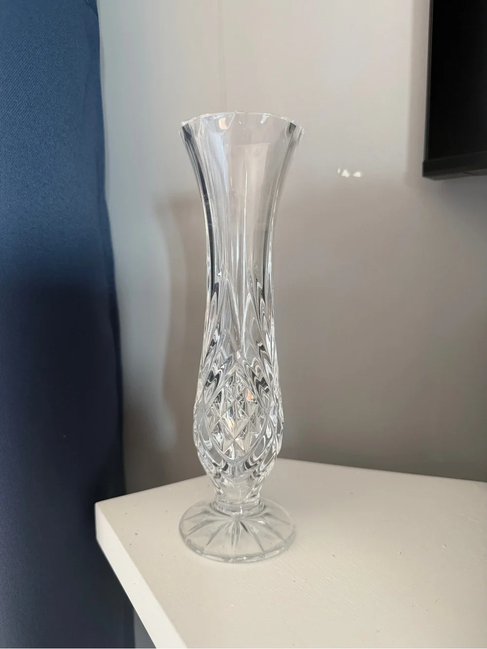 Clear Crystal Bud Vase - Home Accents